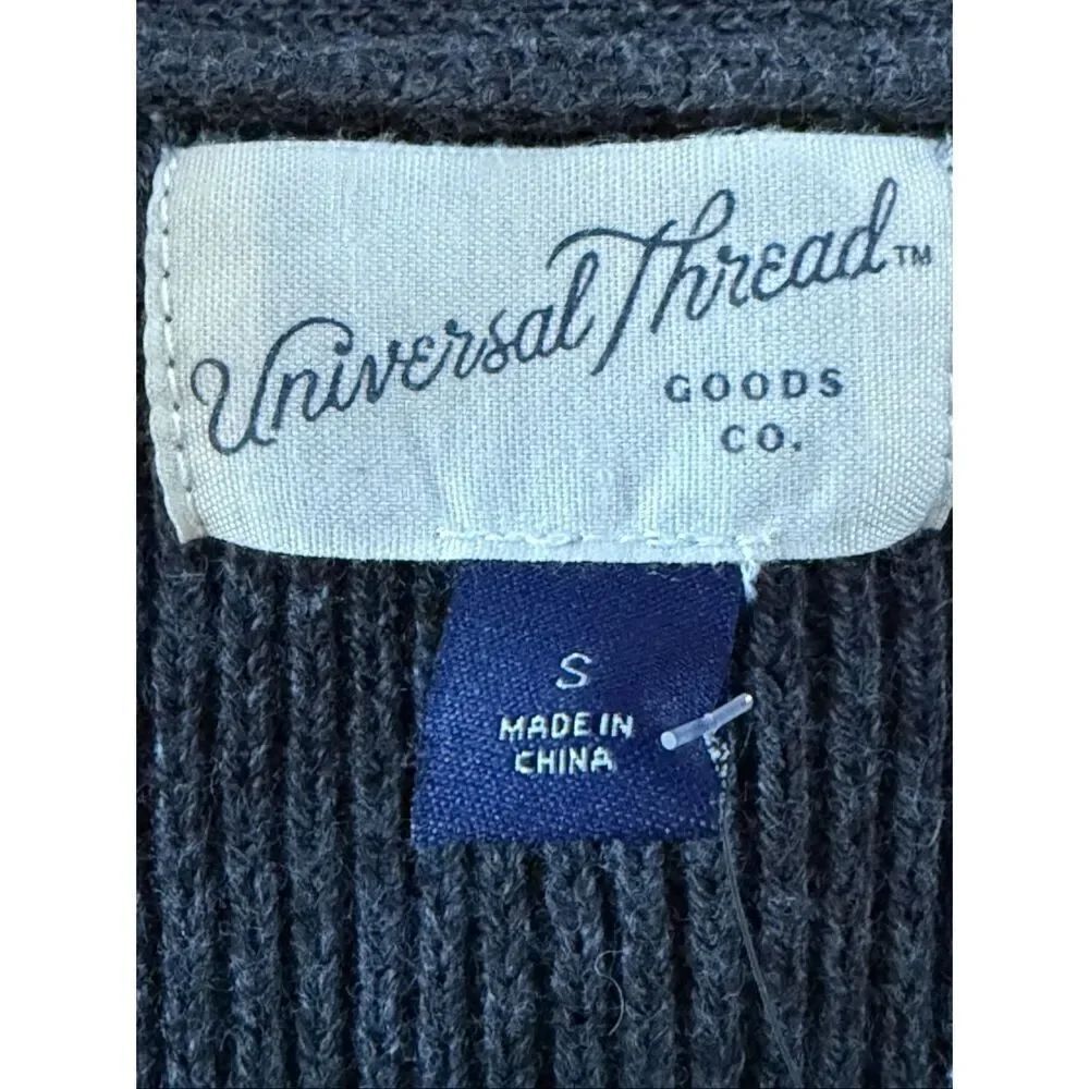 NWT Universal Thread Ribbed Knit Button-Front Sweater Vest – Size Small - Picture 9 of 10